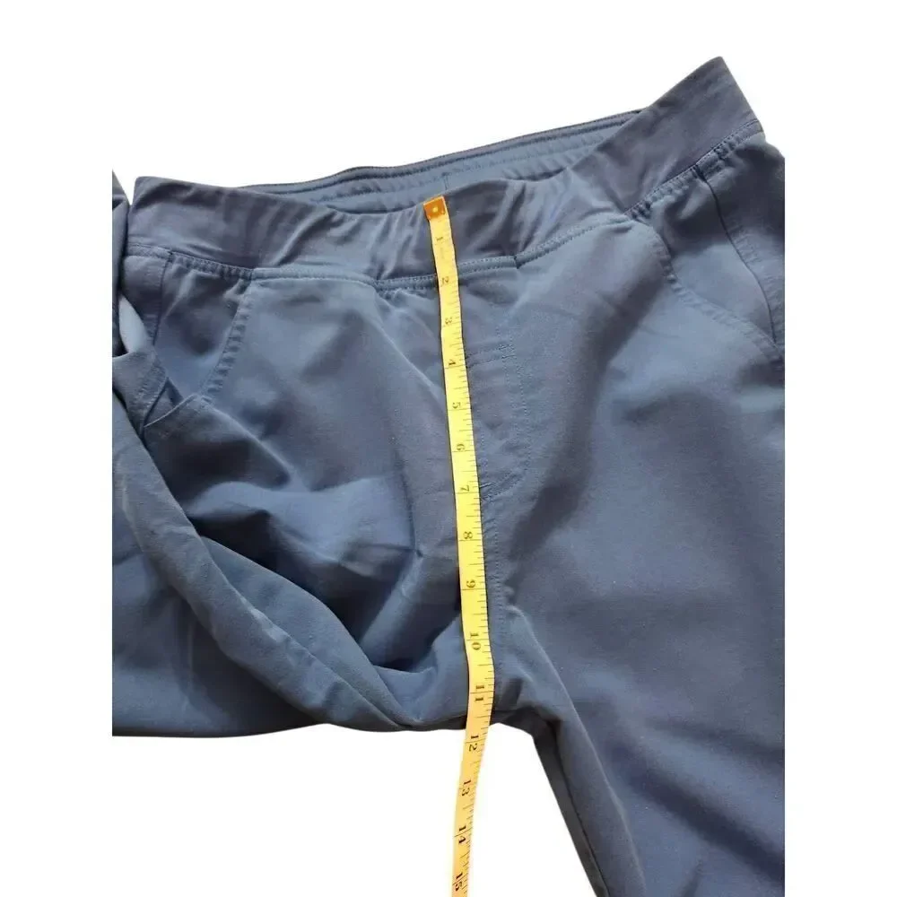 Figs Mens scrub Pants size medium drawstring Blue pockets style# T2001